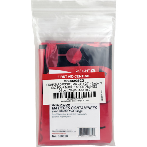 SmartCompliance&reg; Refill Waste Bags, Bio-Hazard, 24" L x 24" W We Share Industrial Supply