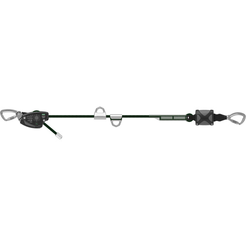 Corde de 60' pour ligne de vie temporaire horizontale, Corde d'alpinisme We Share Industrial Supply