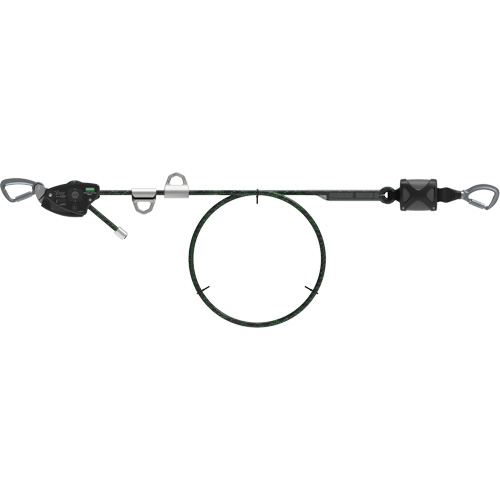 Corde de 100' pour ligne de vie temporaire horizontale, Corde d'alpinisme We Share Industrial Supply