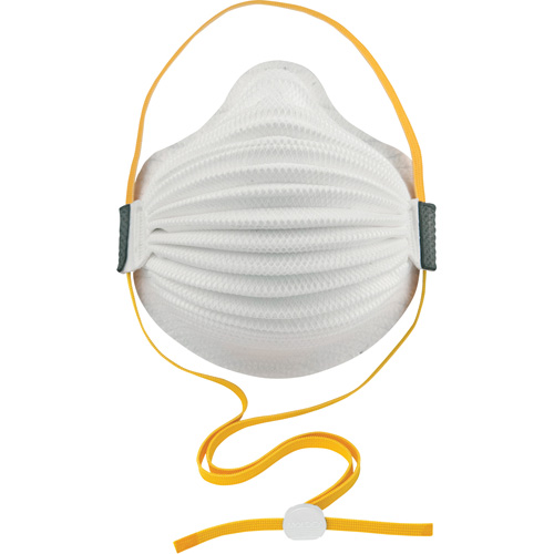 Respirateur AirWave jetable avec SmartStrap et garniture d'&eacute;tanch&eacute;it&eacute; int&eacute;grale en mousse, P95, Certifi&eacute; NIOSH, Moyen/grand We Share Industrial Supply