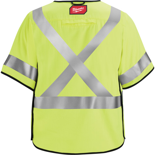 Gilet de s&eacute;curit&eacute; &agrave; maille d&eacute;tachable, Noir/Jaune lime haute visibilit&eacute;, Moyen/Petit We Share Industrial Supply