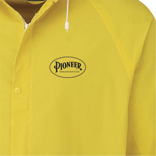577J Veste imperm&eacute;able, Polyester/PVC, Petit, Jaune We Share Industrial Supply