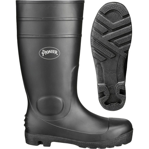 1011 Safety Boots, PVC, Size 10, Puncture Resistant Sole We Share Industrial Supply