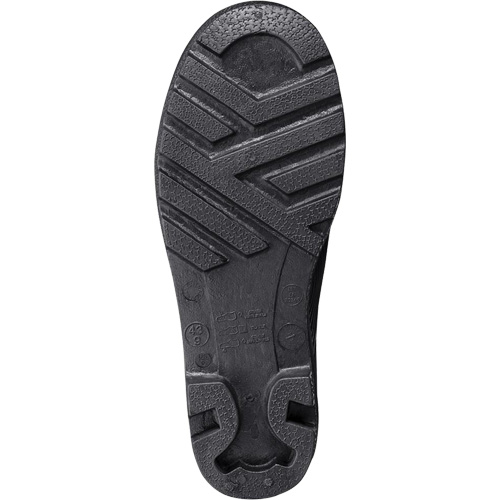 1022 Safety Boots, PVC, Steel Toe, Size 10, Puncture Resistant Sole We Share Industrial Supply