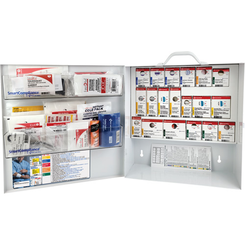 SmartCompliance&reg; First Aid Cabinet, Meets CSA Z1220-17 Type 3 High-Risk Environment, Small (2-25 Workers) We Share Industrial Supply