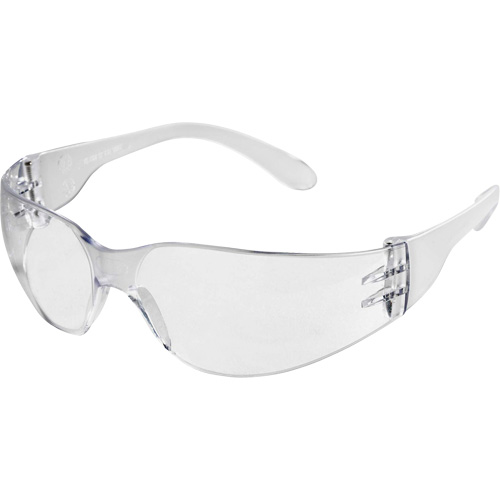 X300 Safety Glasses, Clear Lens, Anti-Scratch, ANSI Z87+/Meets/Exceeds CSA Z94.3 We Share Industrial Supply