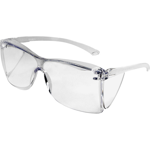 Guest-Gard OTG Safety Glasses, Clear Lens, ANSI Z87+/Meets/Exceeds CSA Z94.3 We Share Industrial Supply
