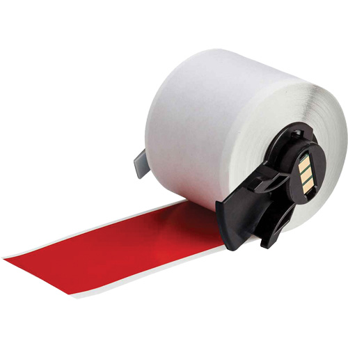 Multi-Purpose Label Tape, Vinyl, Red, 1.9" Width We Share Industrial Supply