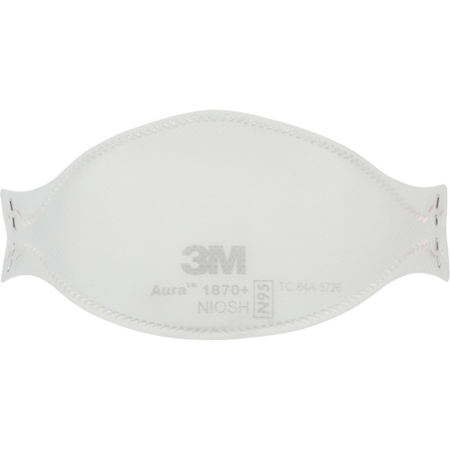Appareil de protection respiratoire contre les particules pour soins de sant&eacute; et masque chirurgical 1870+ Aura, N95, Certifi&eacute; NIOSH/Homologu&eacute; FDA We Share Industrial Supply