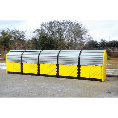 P20 Plus Ultra-Hard Top Spill Pallets sans drain, 312" lo x 79" la x 62" h, Capacit&eacute; de charge 9000 lb We Share Industrial Supply