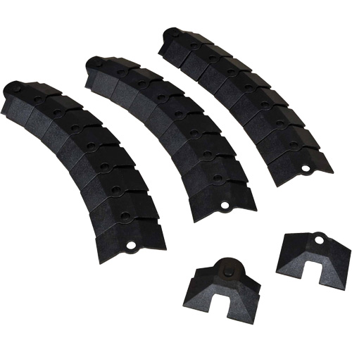 Large Ultra-Sidewinder Cable Protection System&reg; with Endcaps, 34" x 13.6" x 2.1", 260 lbs. (0.13 tons) We Share Industrial Supply