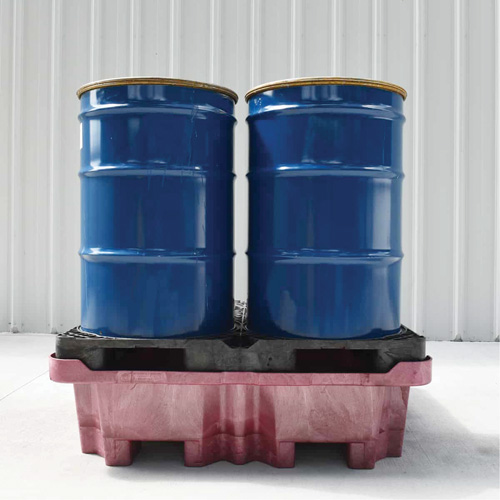 Palette de d&eacute;versement Ultra-Spill King, 4 barils, Capacit&eacute; de d&eacute;versement 85 gal. US, 51" x 51" x 17,5" We Share Industrial Supply