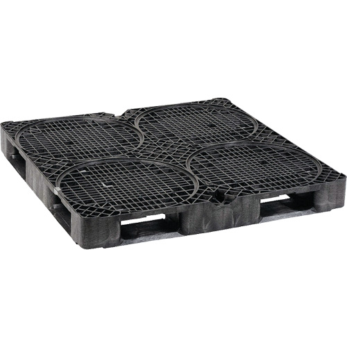 Ultra-Spill King palette seulement, 4 barils, Capacit&eacute; de d&eacute;versement 85 gal. US, 48,8" x 48,8" x 5,5" We Share Industrial Supply