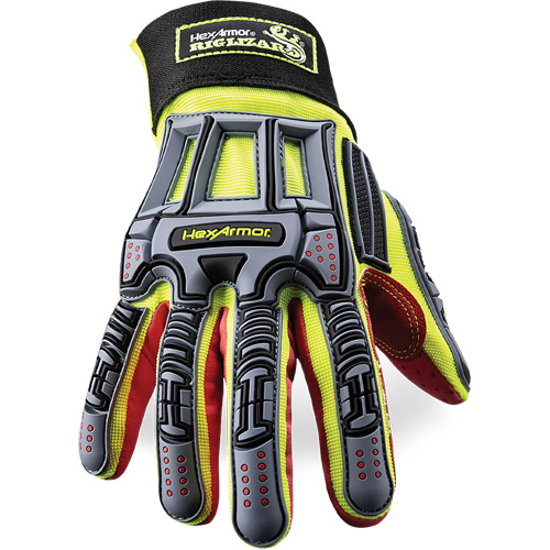 Gants r&eacute;sistants aux coupures Rig Lizard 2028X, 6/T-petit, Paume en Synth&eacute;tique/PEHP, Poignet &eacute;lastique/Boucle et crochet We Share Industrial Supply