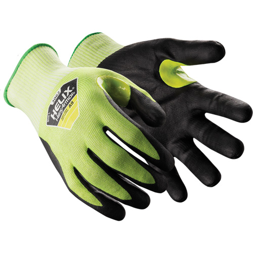 Gants r&eacute;sistants aux coupures Helix 3062, Taille 6/T-petit, Calibre 18, Rev&ecirc;tement Mousse de nitrile, Enveloppe en PEHP, ASTM ANSI niveau A9 We Share Industrial Supply