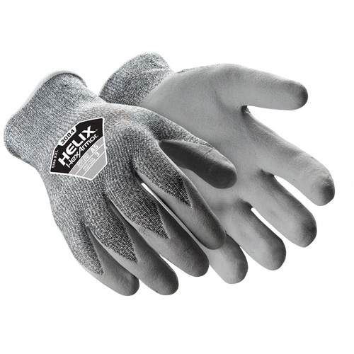 Gants r&eacute;sistants aux coupures Helix 3084, Taille Petit/7, Calibre 13, Rev&ecirc;tement Silicone, Enveloppe en PEHP, ASTM ANSI niveau A5 We Share Industrial Supply