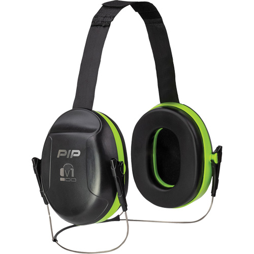 Dynamic V1 Passive Ear Muffs, Neckband, 23 NRR dB We Share Industrial Supply