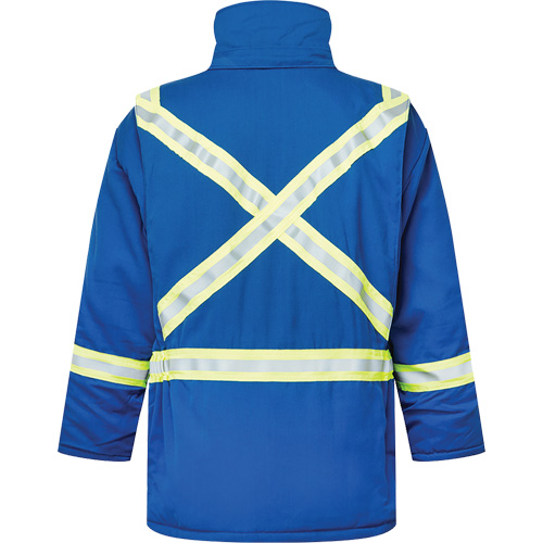 Westex&reg; DH Antistatic 6.5 oz. Flame Resistant Insulated Parka, 2X-Large, Royal Blue We Share Industrial Supply