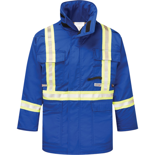 Avenger 9 oz. Flame Resistant Insulated Parka, Large (Tall), Royal Blue We Share Industrial Supply