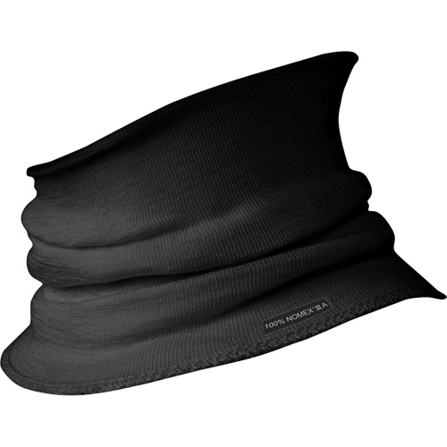 C207BK Cache-cou et coupe-vent ignifuges, Noir, Nomex We Share Industrial Supply