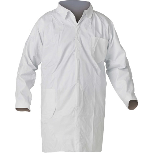 Sarrau de laboratoire KleenGuard A40, 2T-Grand, Blanc We Share Industrial Supply