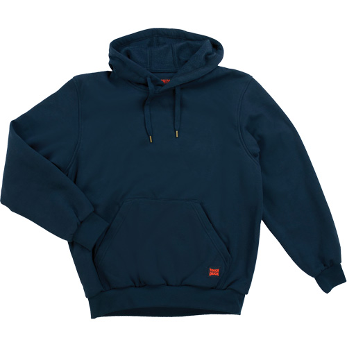 Water Repellent Fleece Pullover Hoodie, Men's, Small, Navy Blue We Share Industrial Supply
