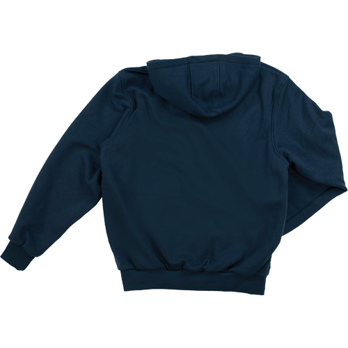 Water Repellent Fleece Pullover Hoodie, Men's, Small, Navy Blue We Share Industrial Supply