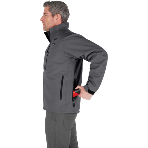 M12 Heated Toughshell Jacket (Jacket Only), Men's, X-Large, Grey We Share Industrial Supply