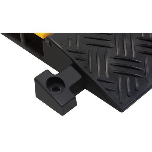 Polyurethane Cable Protector, 3 Channels, 35.43" L x 19.69" W x 3" H We Share Industrial Supply