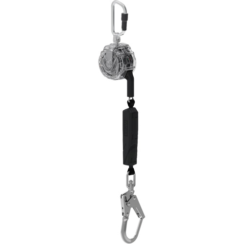 C&acirc;ble de limiteur de chute personnel 36CLS V-TEC, 10', Acier galvanis&eacute;, Pivotant We Share Industrial Supply