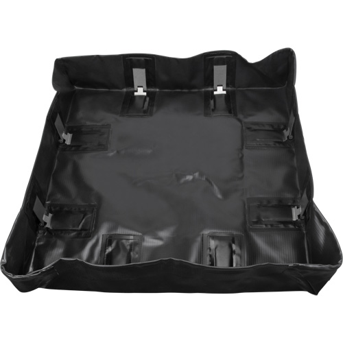 Collapsible Berm, 179 US gal. Capacity, 6' W x 8' L x 6" H, Snap-Up Bracket We Share Industrial Supply