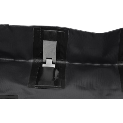 Collapsible Berm, 179 US gal. Capacity, 6' W x 8' L x 6" H, Snap-Up Bracket We Share Industrial Supply