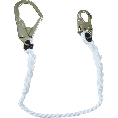 LAN-1242-4 5/8" Restraint Rope Lanyard, 1 Legs, 4', CSA Class A We Share Industrial Supply