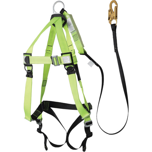 FBH-10000A5440-6 Harnais & longe classe A de 6' avec capacit&eacute; de 220 lb, Combinaison harnais/longe We Share Industrial Supply
