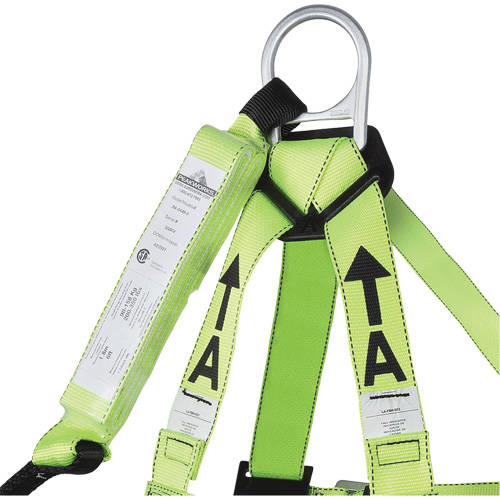 FBH-10000A5440-6 Harnais & longe classe A de 6' avec capacit&eacute; de 220 lb, Combinaison harnais/longe We Share Industrial Supply