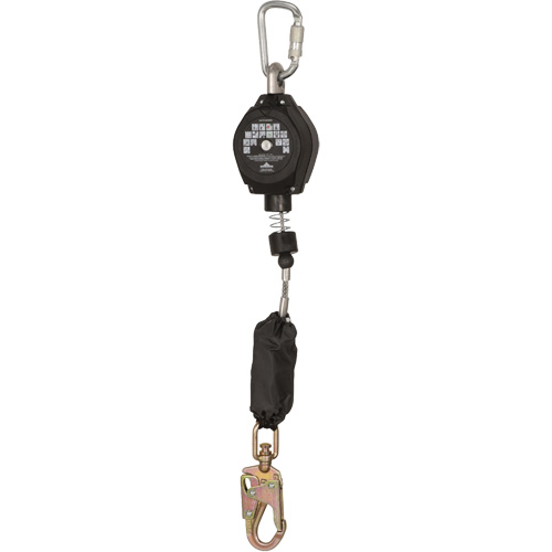 SRL-73302-10LE Self-Retracting Lifeline, 10', Galvanized Steel, Swivel We Share Industrial Supply