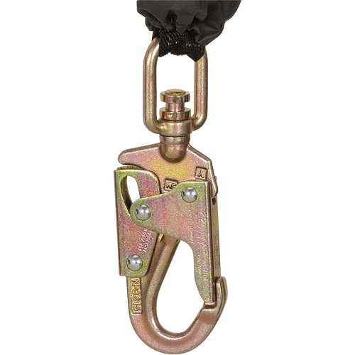 SRL-73302-10LE Self-Retracting Lifeline, 10', Galvanized Steel, Swivel We Share Industrial Supply