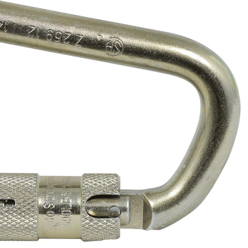 CP-03015-1 Mousqueton zingu&eacute; avec ouverte de portique de 1", Acier We Share Industrial Supply