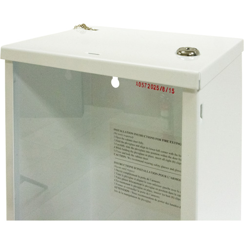 Light-Duty Fire Extinguisher Cabinet, 8" W x 22" H x 6" D We Share Industrial Supply