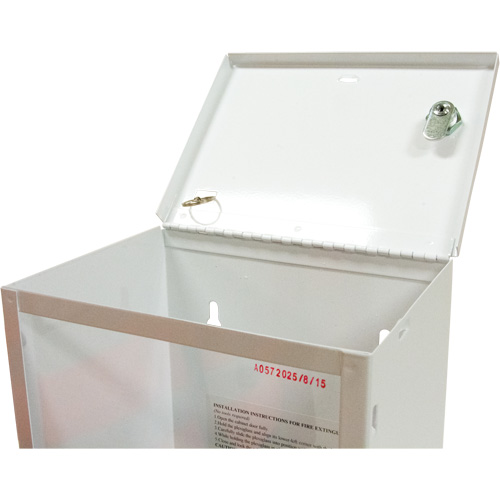 Light-Duty Fire Extinguisher Cabinet, 8" W x 22" H x 6" D We Share Industrial Supply