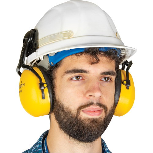 Cache-oreilles passifs, Fixation pour casque, 27 NRR dB We Share Industrial Supply