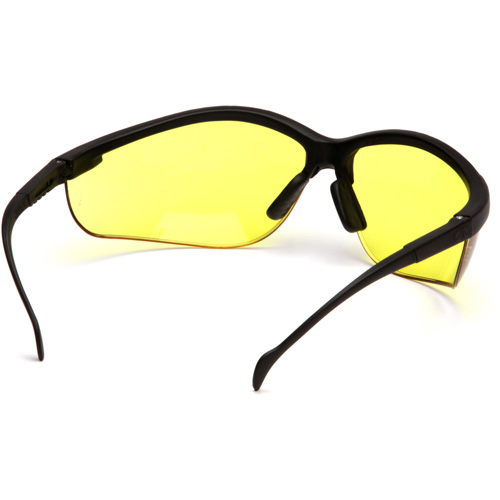 Lunettes de s&eacute;curit&eacute; &agrave; demi-monture Venture II, Lentille Ambr&eacute;e, ANSI Z87+/MCEPS GL-PD 10-12/R&eacute;pond ou surpasse la norme CSA Z94.3 We Share Industrial Supply