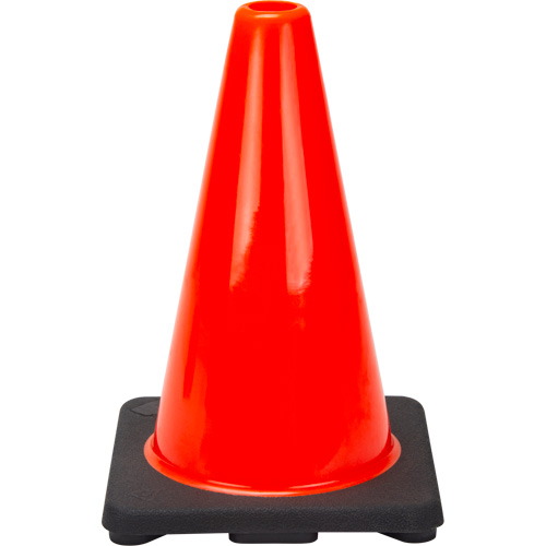 Premium Traffic Cone, 12", Orange We Share Industrial Supply