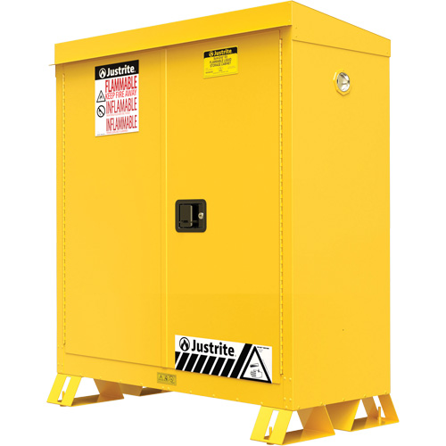 Armoire ext&eacute;rieure pour produits inflammables, 30 gal., 2 Porte(s), 43" La x 44" h x 18" p We Share Industrial Supply