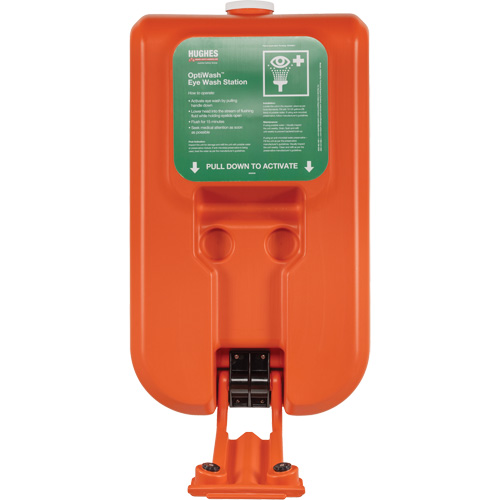Poste de douche oculaire portable autonome, Aliment&eacute; par gravit&eacute;, Capacit&eacute; 10 gal., Conformit&eacute; ANSI Z358.1 We Share Industrial Supply