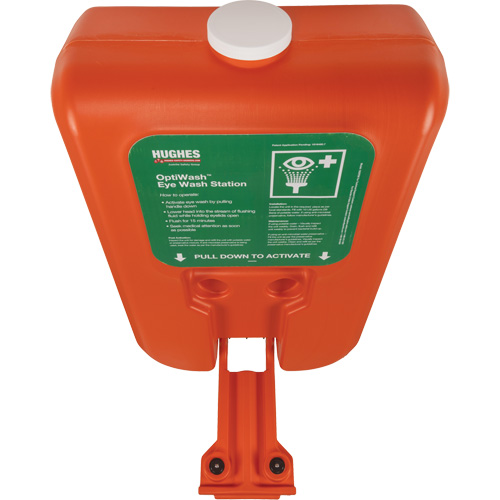 Poste de douche oculaire portable autonome, Aliment&eacute; par gravit&eacute;, Capacit&eacute; 10 gal., Conformit&eacute; ANSI Z358.1 We Share Industrial Supply