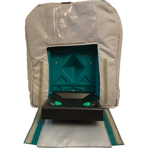 Enveloppe isol&eacute;e pour douche oculaire de 16 gallons aliment&eacute;e par gravit&eacute; We Share Industrial Supply