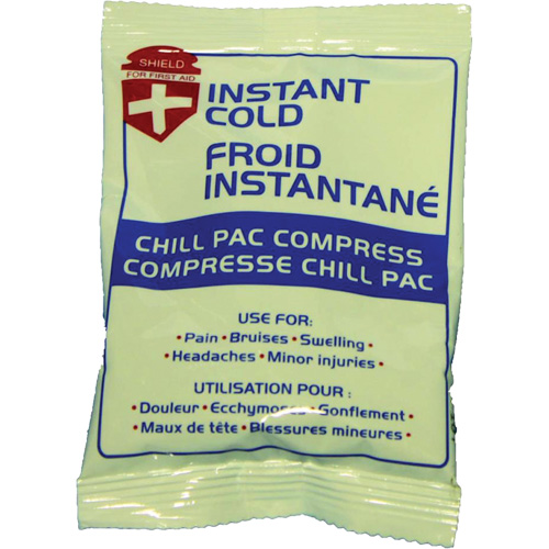 Instant Chill Pac Compress, Cold, Single Use, 4" x 6" We Share Industrial Supply