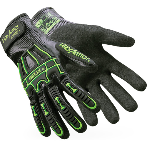 Gants Helix 3027IMP, Taille 6/T-petit, Calibre 21, Rev&ecirc;tement Nitrile, Enveloppe en PEHP, ASTM ANSI niveau A7 We Share Industrial Supply