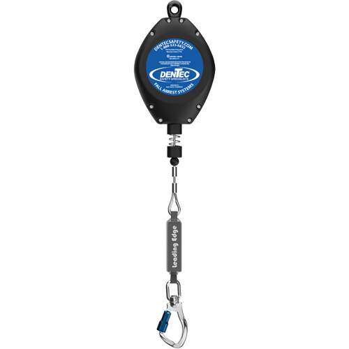 Self-Retracting Lifeline, 50', Galvanized Steel, Swivel We Share Industrial Supply